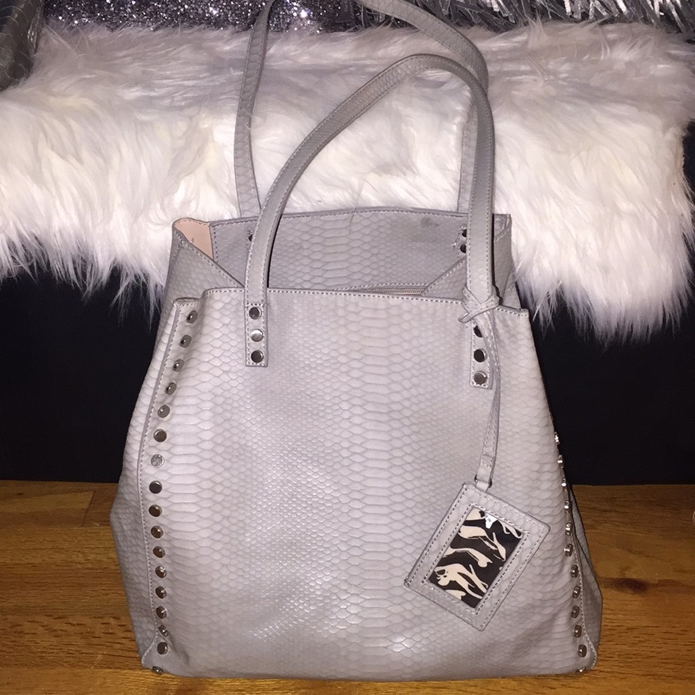 Nine West snake skin tote